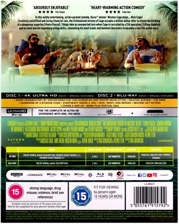 The Unbearable Weight of Massive Talent (Nieznośny ciężar wielkiego talentu) [Blu-Ray 4K]+[Blu-Ray]