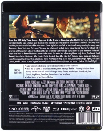 Out of Sight (Co z oczu, to z serca) [Blu-Ray 4K]+[Blu-Ray]