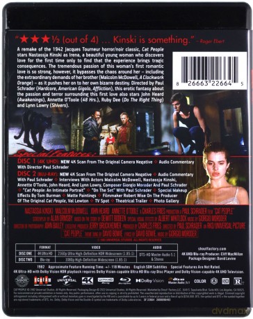 Cat People (Ludzie-koty) [Blu-Ray 4K]+[Blu-Ray]