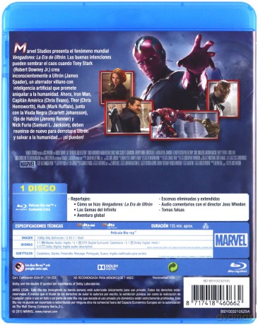 Avengers: Age of Ultron (Avengers: Czas Ultrona) [Blu-Ray]
