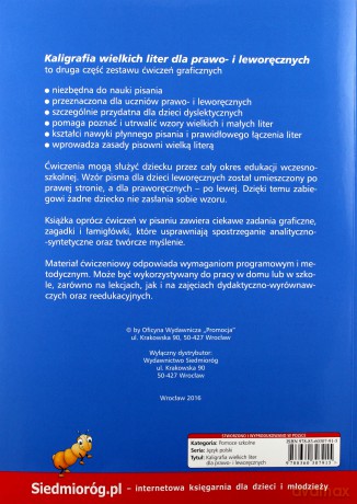 Kaligrafia Wielkich Liter Edukacja Wczesnoszkolna 6-9 Lat - Anna Juryta, Anna Szczepaniak [KSIĄŻKA]
