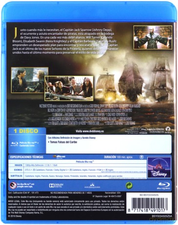 Pirates of the Caribbean: At World's End (Piraci z Karaibów: Na krańcu świata) [Blu-Ray]