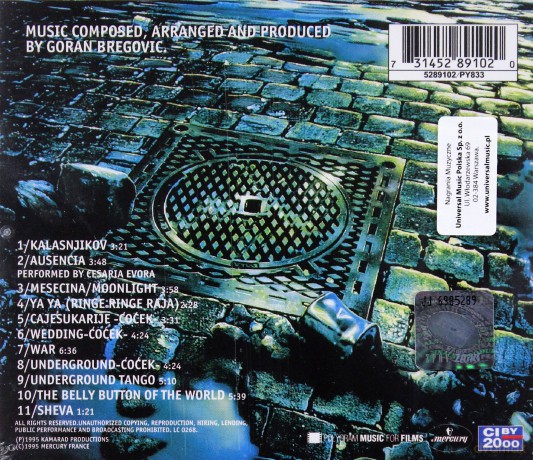 Underground soundtrack [CD]