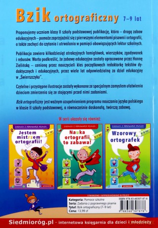 Bzik Ortograficzny 7-9 Lat [KSIĄŻKA]