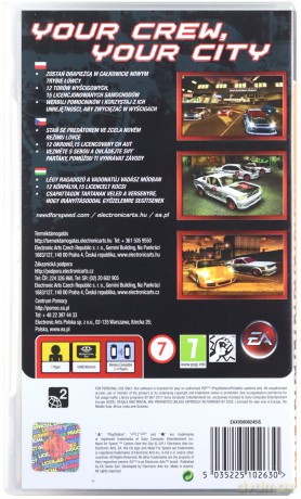 Need For Speed Carbon Own The City [GRA PSP]
