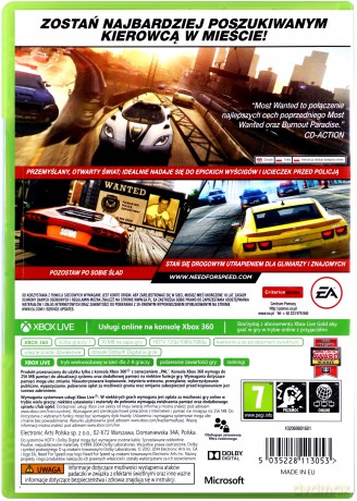 Need For Speed Most Wanted [GRA XBOX360]