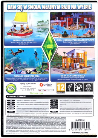The Sims 3 Rajska Wyspa - Dodatek - [GRA PC]