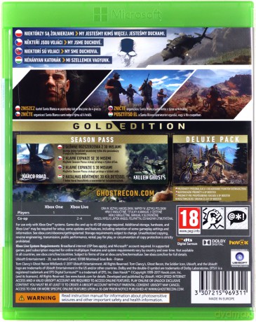 Tom Clancy'S Ghost Recon Wildlands - Gold Edition - [GRA XBOX ONE]