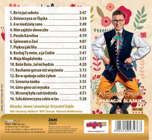 Krzysiek Gajda: Wariacje śląskie [CD]