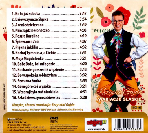 Krzysiek Gajda: Wariacje śląskie [CD]