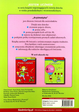 Arytmetyka 6-7 Lat [KSIĄŻKA]