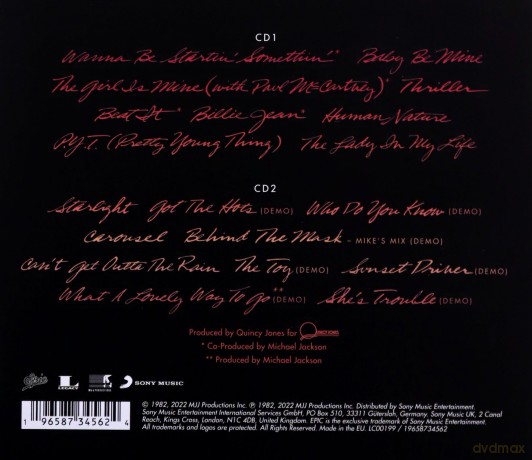 Michael Jackson: Thriller 40th Anniversary [2CD]