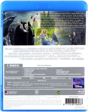Maleficent: Mistress of Evil (Czarownica 2) (Disney) [Blu-Ray]