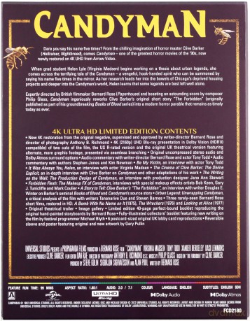 Candyman (Limited Edition) [Blu-Ray 4K]+[Blu-Ray]