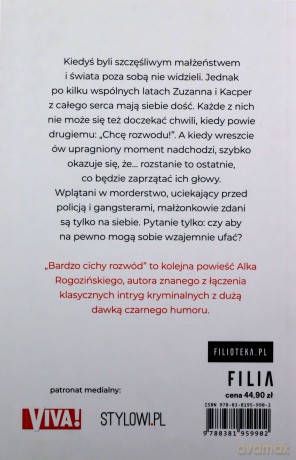 Bardzo cichy rozwód - Alek Rogoziński [KSIĄŻKA]