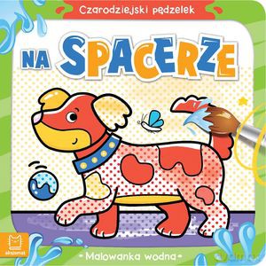 Czarodziejski pędzelek. Na spacerze. Malowanka wodna - Sylwia Kajdana [KSIĄŻKA]