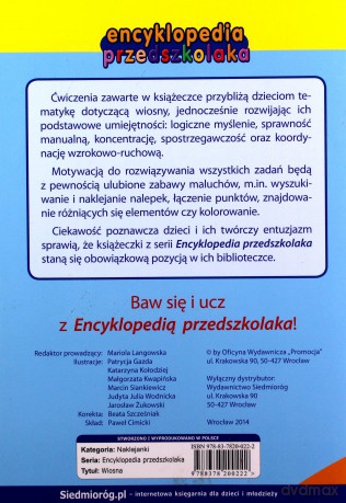 Wiosna Encyklopedia Przedszkolaka [KSIĄŻKA]