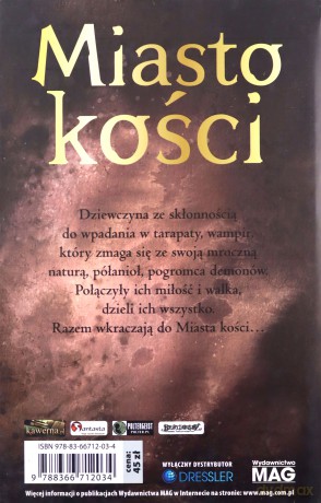Dary Anioła (Tom 1) Miasto kości - Cassandra Clare [KSIĄŻKA]