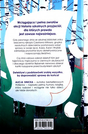 Detektywi z podstawówki. Tajemnica dyrektora Bębenka - Alicja Sinicka [KSIĄŻKA]