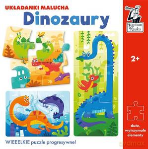 Dinozaury. Układanki malucha - Patrycja Grześkowiak [PUZZLE]