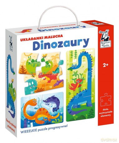 Dinozaury. Układanki malucha - Patrycja Grześkowiak [PUZZLE]