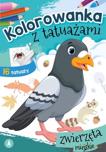 Kolorowanka z tatuażami. Zwierzęta miejskie [KSIĄŻKA]