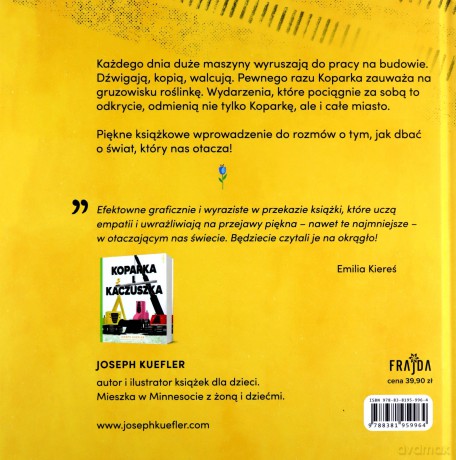 Koparka i kwiat - Joseph Kuefler [KSIĄŻKA]