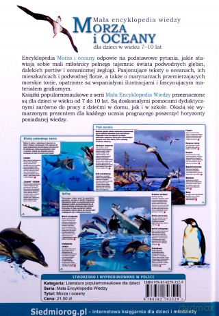 Mała encyklopedia wiedzy. Morza i oceany - Eryk Chilmon [KSIĄŻKA]