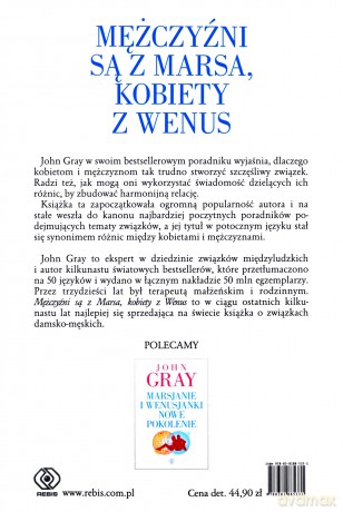 Mężczyźni są z Marsa, kobiety z Wenus - John Gray [KSIĄŻKA]