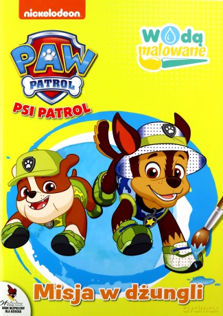 Misja w dżungli. Wodą malowane. Psi Patrol [KSIĄŻKA]