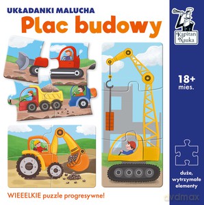 Plac budowy. Układanki malucha - Monika Pieczka [PUZZLE]