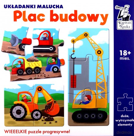 Plac budowy. Układanki malucha - Monika Pieczka [PUZZLE]