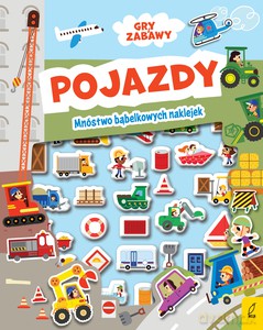Pojazdy. Wypukłe naklejki [KSIĄŻKA]