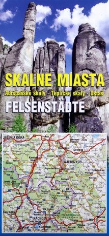 Skalne Miasta - mapa papierowa [KSIĄŻKA]