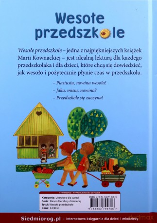 Wesołe przedszkole - Maria Kownacka [KSIĄŻKA]