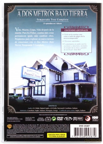 Six Feet Under Season 3 (Sześć stóp pod ziemią) [5DVD]