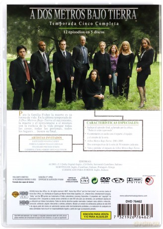 Six Feet Under Season 5 (Sześć stóp pod ziemią) [5DVD]