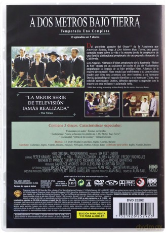 Six Feet Under Season 1 (Sześć stóp pod ziemią) [5DVD]