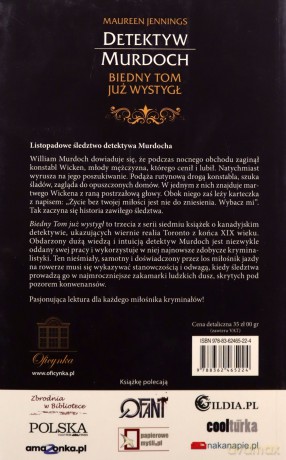 Detektyw Murdoch Biedny Tom Już Wystygł - Maureen Jennings [KSIĄŻKA]