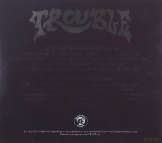 Trouble: Simple Mind Condition [2CD]