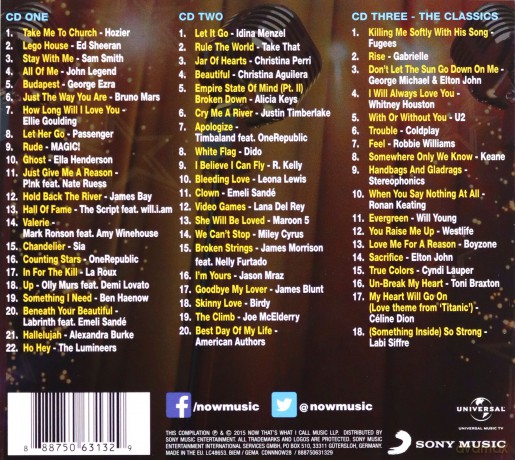 Now That's What I Call a Song [3CD]