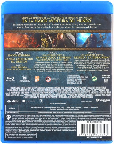The Hobbit: An Unexpected Journey (Hobbit: Niezwykła podróż) [3xBlu-Ray]