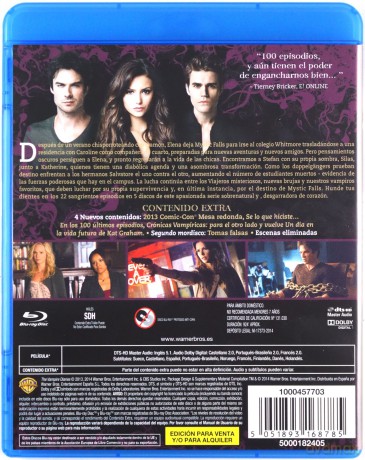 The Vampire Diaries Season 5 (Pamiętniki wampirów) [4xBlu-Ray]