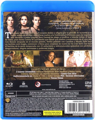 The Vampire Diaries Season 6 (Pamiętniki wampirów) [4xBlu-Ray]