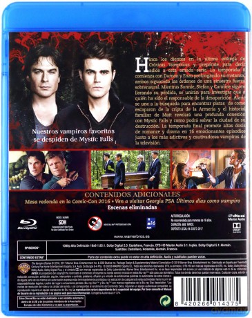 The Vampire Diaries Season 8 (Pamiętniki wampirów) [3xBlu-Ray]