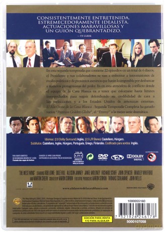 The West Wing Season 2 (Prezydencki poker) [6DVD]