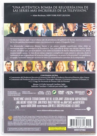 The West Wing Season 6 (Prezydencki poker) [6DVD]