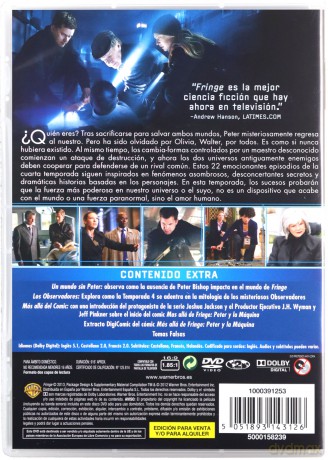 Fringe Season 4 (Fringe: Na granicy światów) [6DVD]