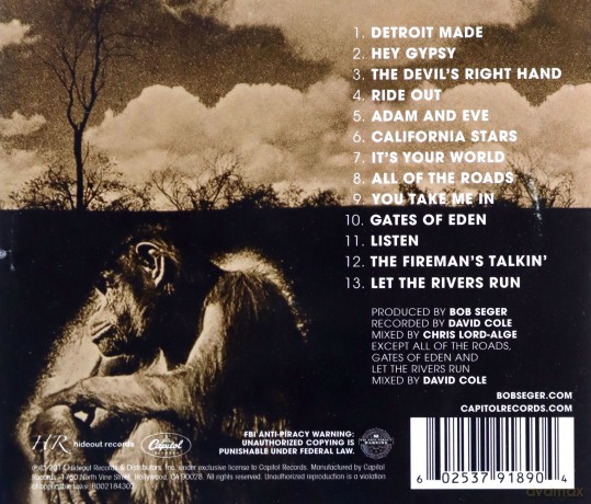 Bob Seger: Ride Out [CD]