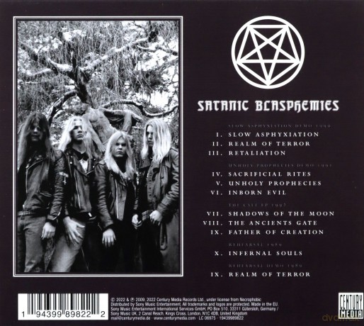 Necrophobic: Satanic Blasphemies (Re-issue 2022) [CD]